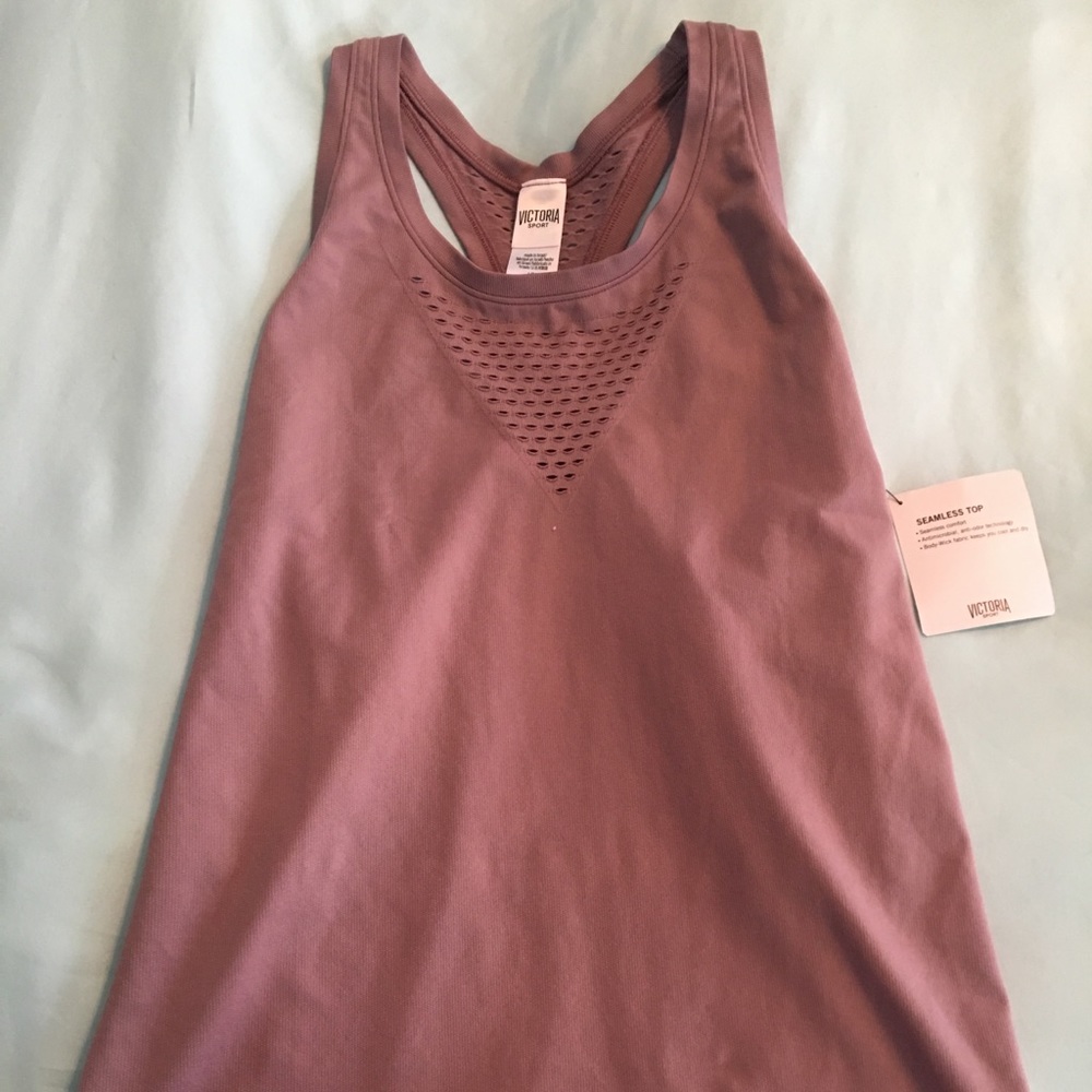 Victoria’s Secret mesh tank- mauverose